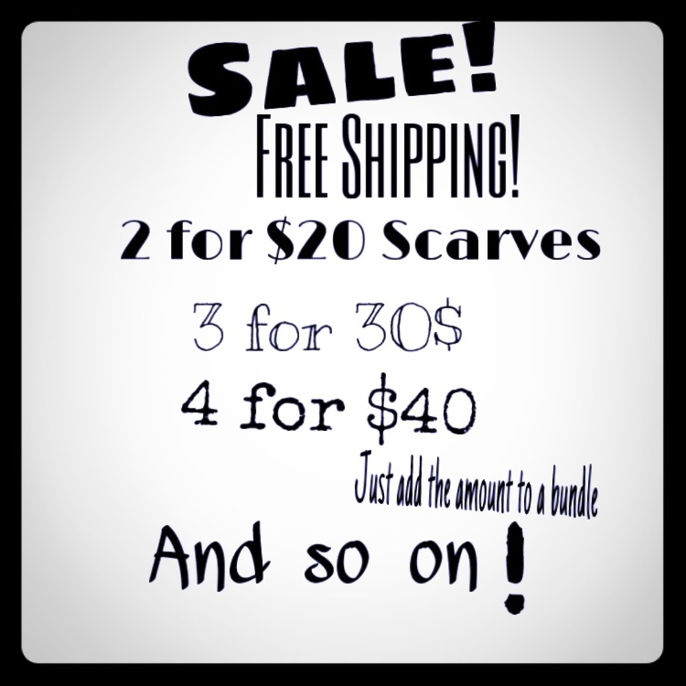 Scarves Mega sale!